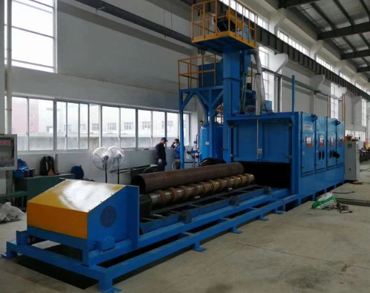 贺州喷砂机在管道除锈中的现场施工应用